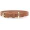 Show in main carousel: Pistachio Brands Vegan Faux Leather Dog Collar, Cognac, Large slide 1 of 2