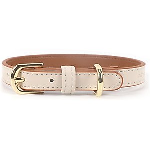 Pistachio Brands Vegan Faux Leather Dog Collar, St Tropez, X-Large