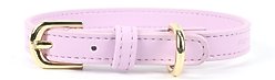 Pistachio Brands Vegan Faux Leather Dog Collar, Honey Lavender, X-Small