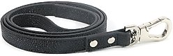 Pistachio Brands Vegan Faux Leather Dog Leash, Black Caviar