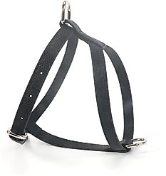 Pistachio Brands Vegan Faux Leather Dog Harness, Black Caviar, Small