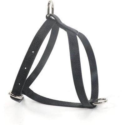 Pistachio Brands Pistachio Brands Vegan Faux Leather Dog Harness, Black Caviar, X-Small