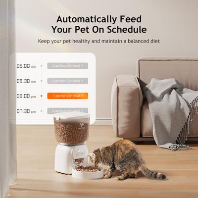 Show full view: IMIPAW Automatic Programmable Timed Dog & Cat Feeder, 3-L slide 4 of 6