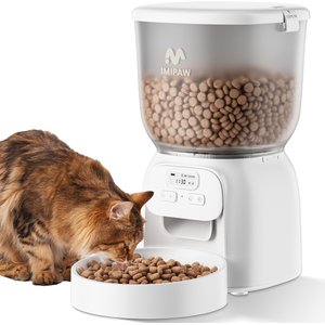 IMIPAW Automatic Programmable Timed Dog & Cat Feeder, 3-L - Chewy.com