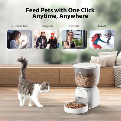 Show full view: IMIPAW Automatic Programmable Timed Dog & Cat Feeder, 3-L slide 6 of 6