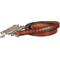 Show in main carousel: Perri's Leather Buckstitch with Chain Horse Lead, 7-ft, Chestnut/Black slide 1 of 1