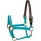 Show in main carousel: Perri's Leather Safety Horse Halter, Turquoise, Oversize slide 1 of 2