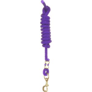 Perri's Leather Nylon with Snap Horse Lead, 8-ft, Purple