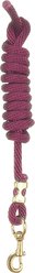 Perri's Leather Nylon with Snap Horse Lead, 8-ft, Burgundy