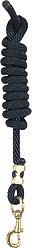 Perri's Leather Nylon with Snap Horse Lead, 8-ft, Black