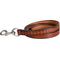 Show in main carousel: Perri's Leather Buckstitch with Snap Horse Lead, 7-ft, Chestnut/Black slide 1 of 1