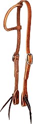 Perri's Leather 5/8-in One Ear Tie End Horse Headstall, Light Havana, Horse