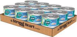 A Strong Heart Whitefish & Tuna Dinner Paté Wet Cat Food, 5.5-oz, case of 24