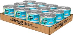 A Strong Heart Shreds with Ocean Whitefish & Tuna Wet Cat Food, 5.5-oz, case of 24