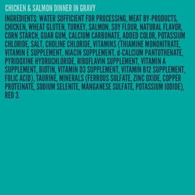 Show full view: A Strong Heart Chicken & Salmon Dinner in Gravy Wet Cat Food, 5.5-oz, case of 24 slide 6 of 9