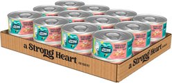 A Strong Heart Chicken & Salmon Dinner in Gravy Wet Cat Food, 5.5-oz, case of 24