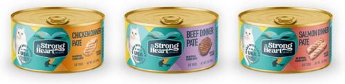 Show full view: A Strong Heart Chicken, Beef & Salmon Variety Pack Wet Cat Food, 3-oz, case of 24 slide 5 of 10