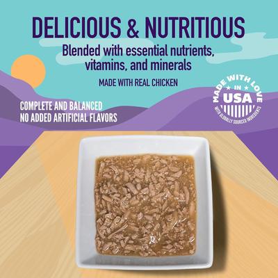 Show full view: A Strong Heart Shredded Chicken Dinner in Gravy Wet Cat Food, 5.5-oz, case of 24 slide 5 of 10