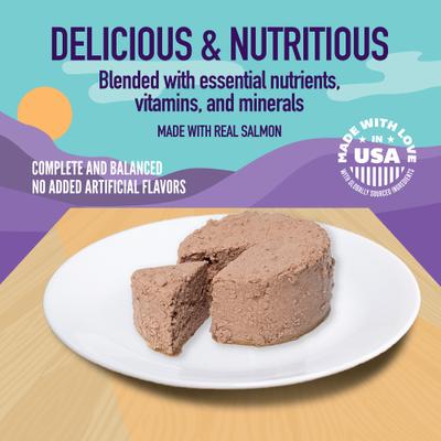 Show full view: A Strong Heart Salmon Dinner Paté Wet Cat Food, 3-oz, case of 24 slide 5 of 11