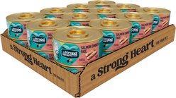 A Strong Heart Salmon Dinner Paté Wet Cat Food, 3-oz, case of 24