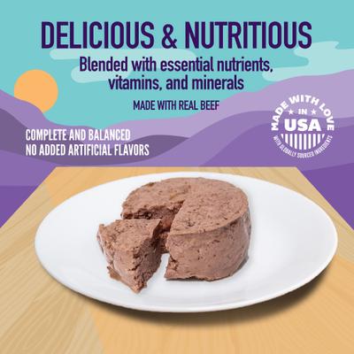 Show full view: A Strong Heart Beef Dinner Paté Wet Cat Food, 3-oz, case of 24 slide 5 of 10