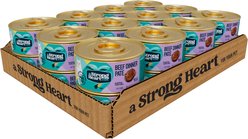 A Strong Heart Beef Dinner Paté Wet Cat Food, 3-oz, case of 24