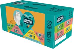 A Strong Heart Chicken, Turkey & Salmon Variety Pack Wet Cat Food, 5.5-oz can, pack of 32