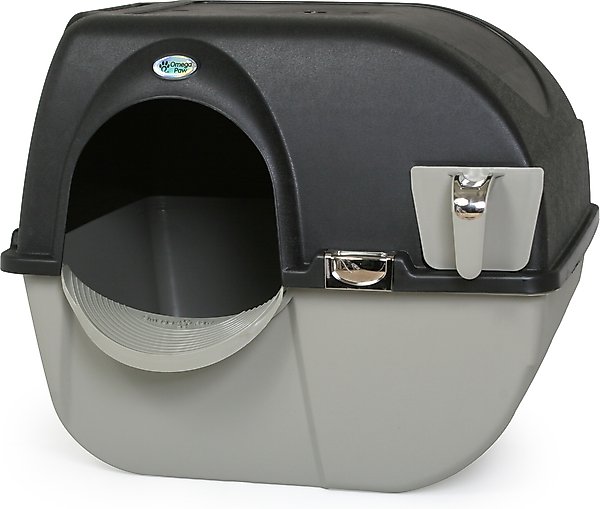 Omega Paw Roll 'n Clean Elite Self Cleaning Cat Litter Box