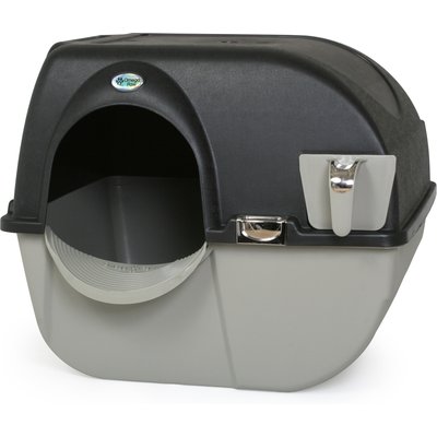 Omega Paw Omega Paw Roll 'n Clean Elite Self Cleaning Cat Litter Box, Regular