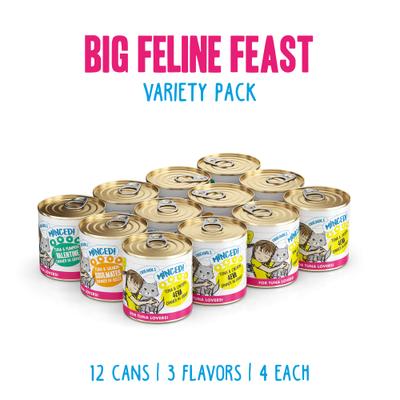 Show full view: BFF Big Feline Feast Variety Pack Canned Cat Food, 10-oz, case of 12 slide 3 of 11