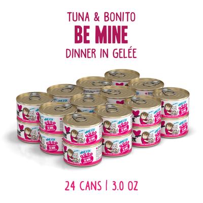 Show full view: BFF Tuna & Bonito Be Mine Dinner in Gelee Canned Cat Food, 3-oz, case of 24 slide 3 of 13