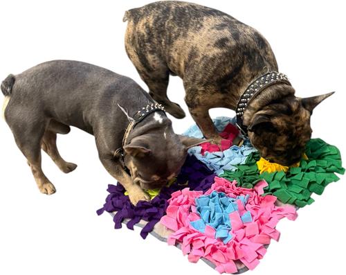 Show full view: Piggy Poo and Crew Colorful Activity Snuffle Mat slide 3 of 5