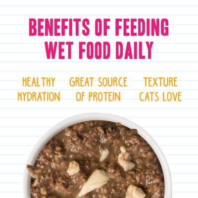 Show full view: BFF Tuna & Salmon Soulmates Dinner in Gelee Canned Cat Food, 10-oz tray, case of 12 slide 6 of 13