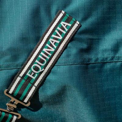 Show full view: Equinavia Arktis Extended Neck Light Weight 100g Horse Turnout Blanket, Deep Green, 72-in slide 7 of 9