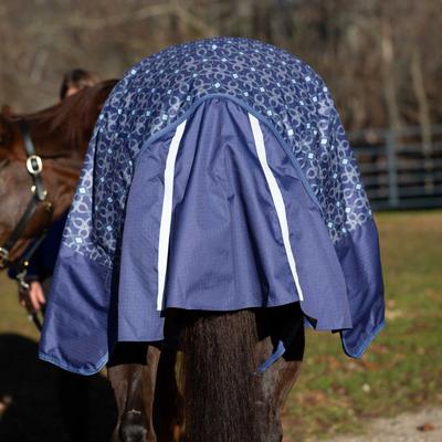 Show full view: Equinavia Arktis Regular Neck Light Weight 100g Horse Turnout Blanket, Skipper Blue, 78-in slide 9 of 9