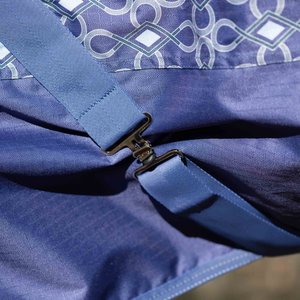 Equinavia Arktis Regular Neck Horse Turnout Sheet, Skipper Blue, 75-in