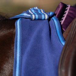 Equinavia Norse Horse Fleece Quarter Sheet, Skipper Blue/Clear Sky, X-Large slide 2 of 5