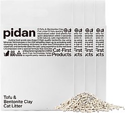 Pidan Signature Tofu Blend Cat Litter, 5.29-lb bag, 4 count slide 1 of 9