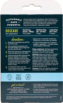 Show full view: ALZOO Plant-Based Flea & Tick Squeeze-On Dog + All in One Tick Remover slide 3 of 9