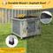 Show in main carousel: Coziwow Wooden Indoor/Outdoor Rabbit Hutch with Ramp, Gray slide 7 of 9