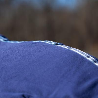 Show full view: Equinavia Norse Horse Fleece Quarter Sheet, Skipper Blue/Clear Sky, Medium slide 3 of 5