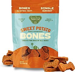 Gaines Family Farmstead Sweet Potato Bones Single Ingredient Dog Chews, 32-oz bag