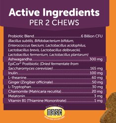 ThunderBites Calm+ Probiotic Chicken Flavored Chew Calming Supplement for Dogs, 90 count slide 2 of 9