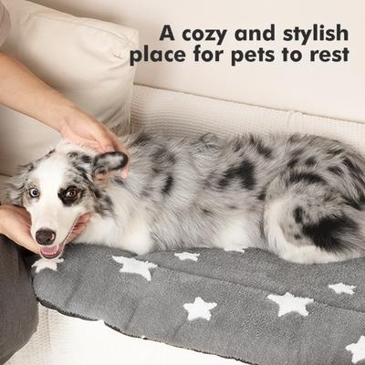 Show full view: Mora Pets Cozy Star Print Non-Slip Dog & Cat Pad, Grey, 42-in slide 8 of 11