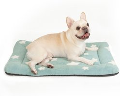 Mora Pets Cozy Star Print Non-Slip Dog & Cat Pad, Blue, 30-in