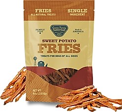 Gaines Family Farmstead Sweet Potato Fries Single Ingredient Dog Chews, 8-oz bag