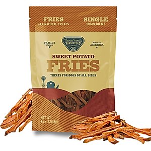 Gaines Family Farmstead Sweet Potato Fries Single Ingredient Dog Chews, 8-oz bag