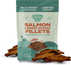 Gaines Family Farmstead Salmon & Sweet Potato Fillets Dog Treats, 8-oz bag