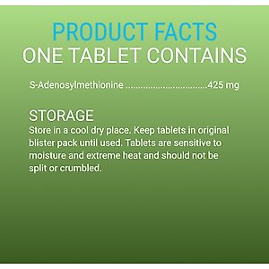 Nutramax Laboratories Denosyl Liver & Brain Health Supplement Stabilized Tablets for Large Dogs, 30 count