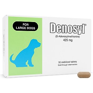 Nutramax Laboratories Denosyl Liver & Brain Health Supplement Stabilized Tablets for Large Dogs, 30 count